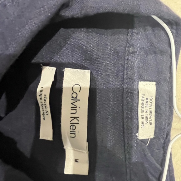 Linen Calvin Klein long sleeve shirt - Picture 2 of 2